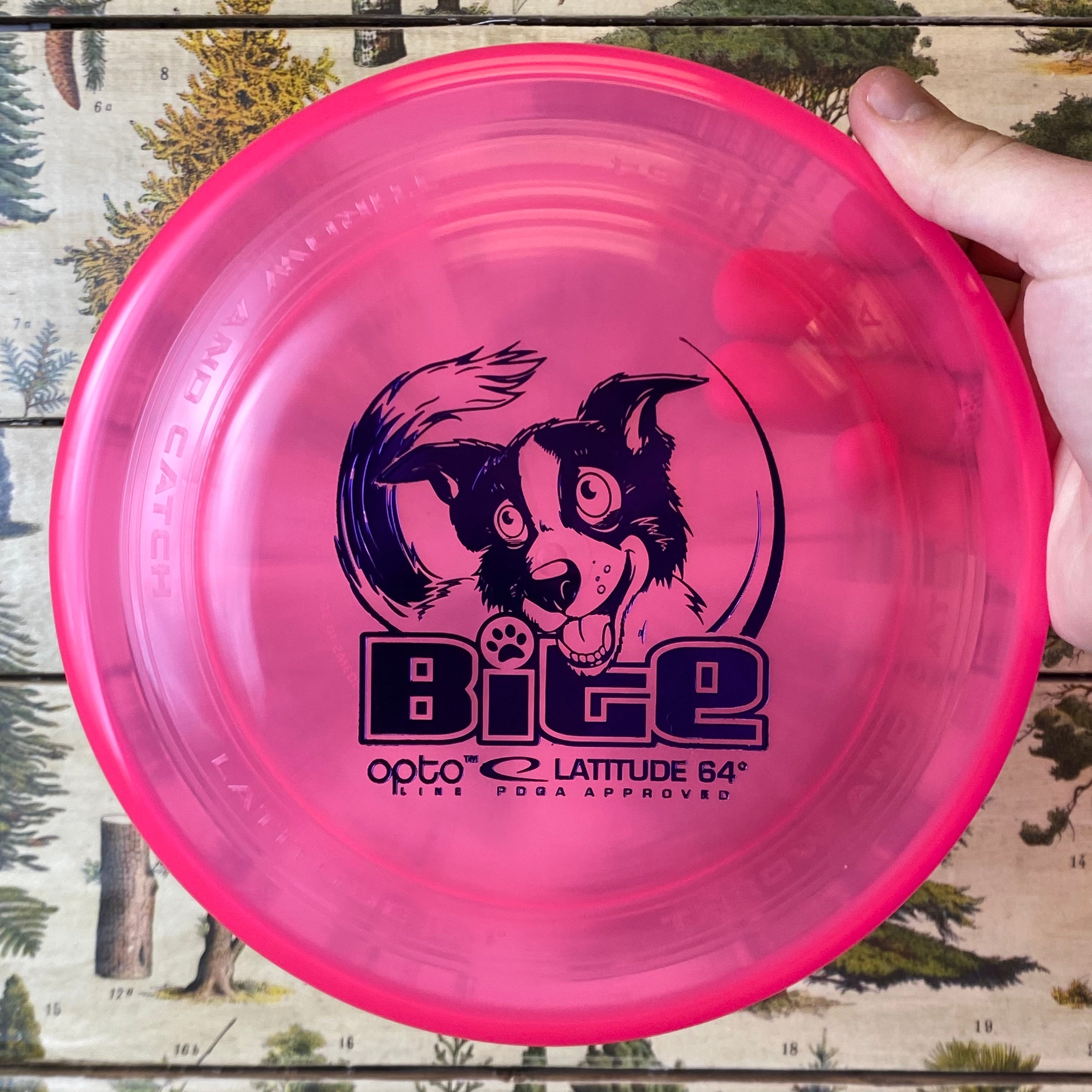 Latitude 64 Bite Throw and Catch Disc Opto Limber Disc Golf