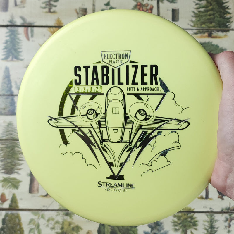 Streamline Discs - Stabilizer Putt and Approach - Electron Plastic - 3/3/0/2.5