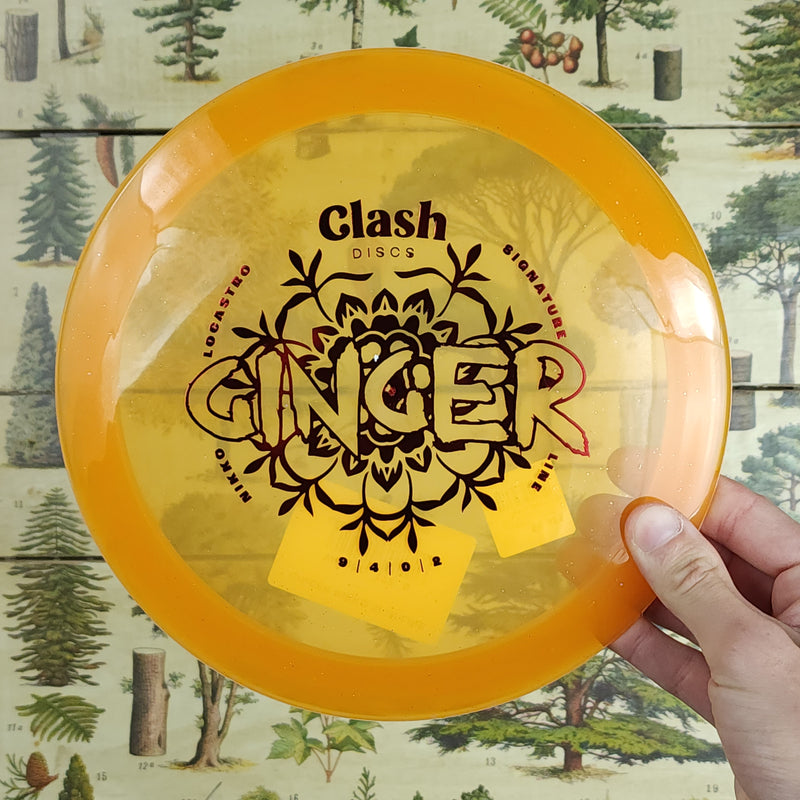 Clash Discs - Ginger Fairway Driver - Nikko Locastro Signature Line - Steady Plastic - 9/4/0/2