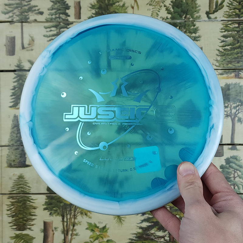 Dynamic Discs - Justice Overstable Midrange - Lucid Ice Orbit - 5/1/0.5/4