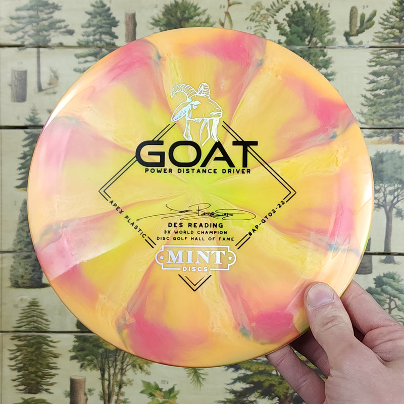 Mint Discs - Goat Distance Driver - Apex Swirl Plastic - 12/4/-1/3