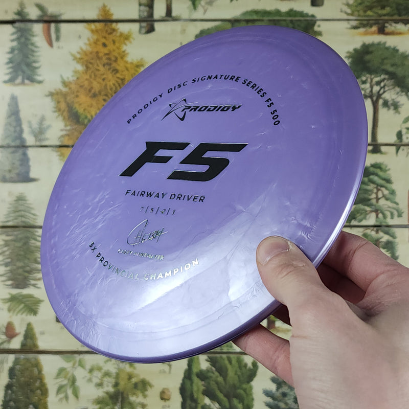 Prodigy - F5 Driver - Casey Hanemayer Signature - 500 Plastic - 7/5/-2/1