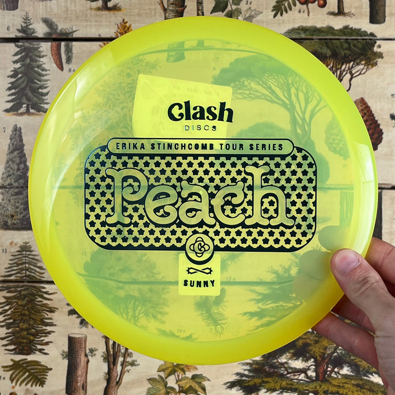 Clash Discs - Peach Midrange - Erika Stinchcomb Tour Series - Sunny - 4/5/-2/1