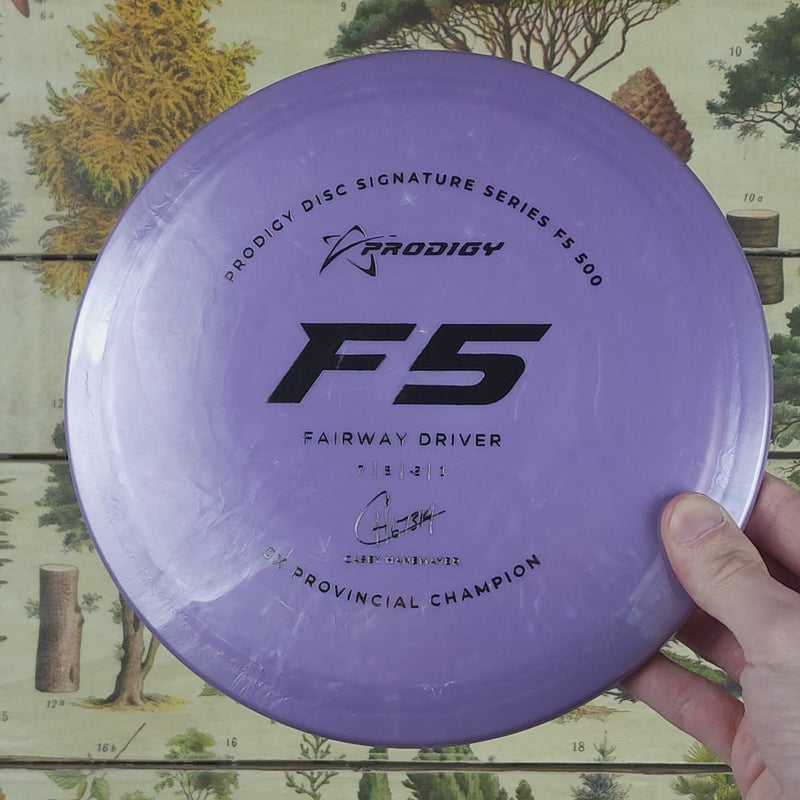 Prodigy - F5 Driver - Casey Hanemayer Signature - 500 Plastic - 7/5/-2/1