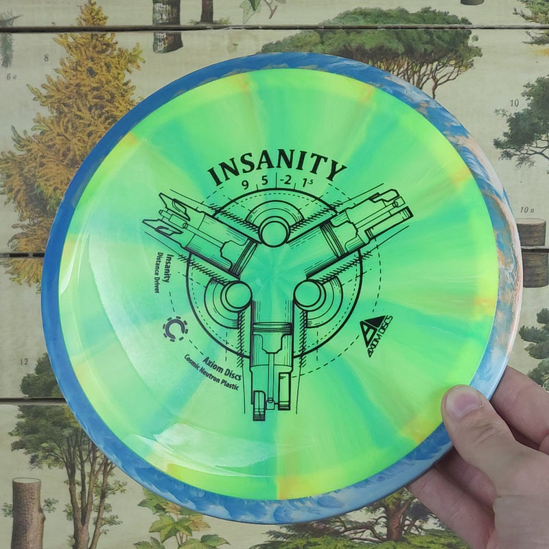 Axiom Discs - Insanity Distance Driver - Cosmic Neutron - 9/5/-2/1.5