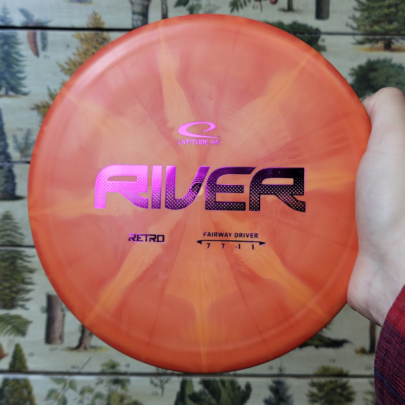 Latitude 64 - River Fairway Driver - Retro Burst Plastic - 7/7/-1/1
