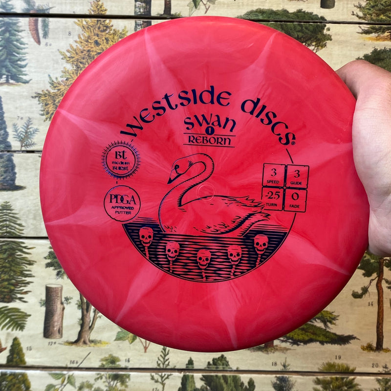 Westside Discs - Swan 1 Reborn Putter - BT Medium Burst - 3/3/-1/0