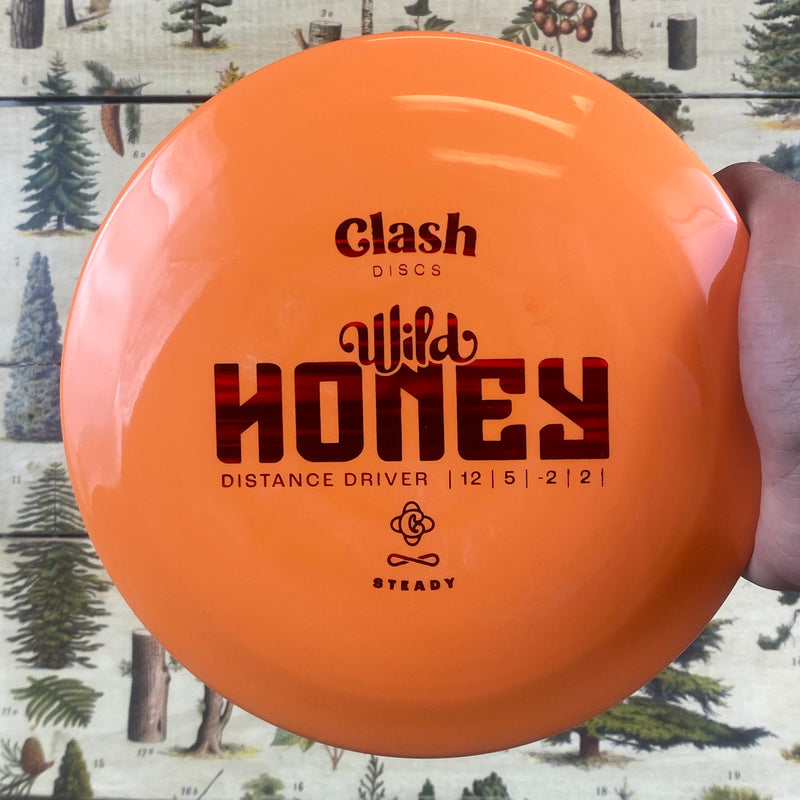 Clash Discs - Wild Honey Distance Driver - Steady Plastic - 12/5/-2/1