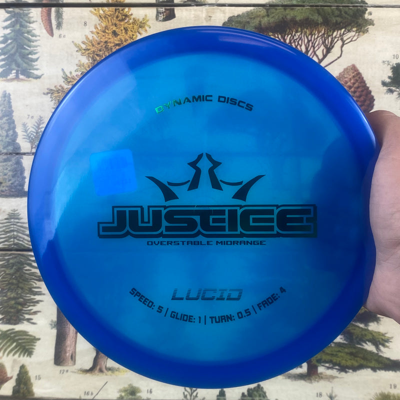 Dynamic Discs - Justice Overstable Midrange - Lucid - 5/1/0.5/4