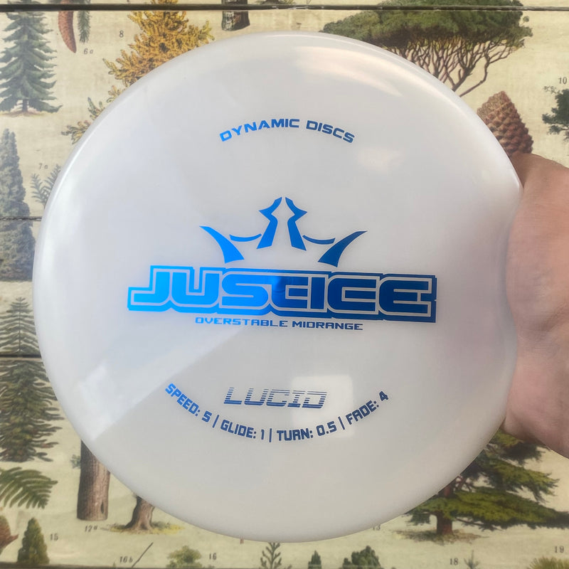 Dynamic Discs - Justice Overstable Midrange - Lucid - 5/1/0.5/4