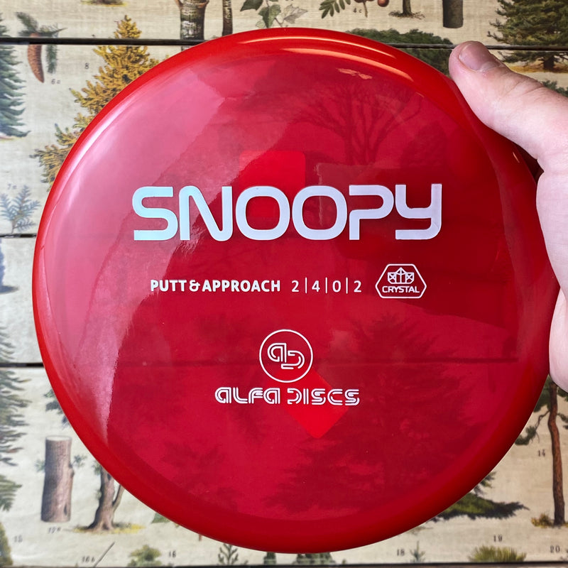 Alfa Discs - Snoopy Putt and Approach - Crystal Line - 2/4/0/2