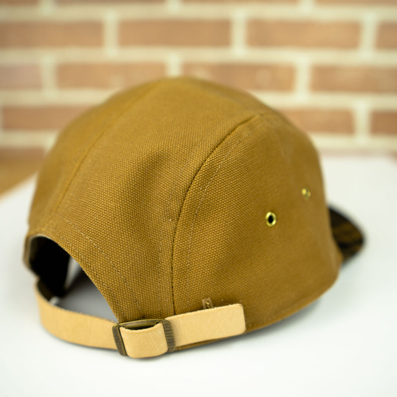 Limber 5 Panel Hat - Camel/Plaid