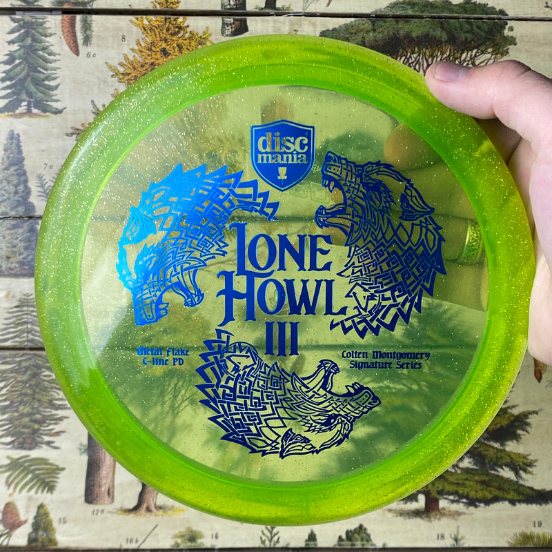 Discmania - Lone Howl 3 PD - Colten Montgomery Signature Series - Metal Flake C-Line - 10/4/0/3